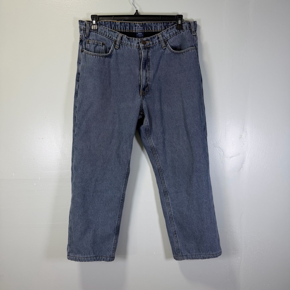 RK Brand Relaxed‎ Fit Fleece Lined Men's Denim Jeans 36x30